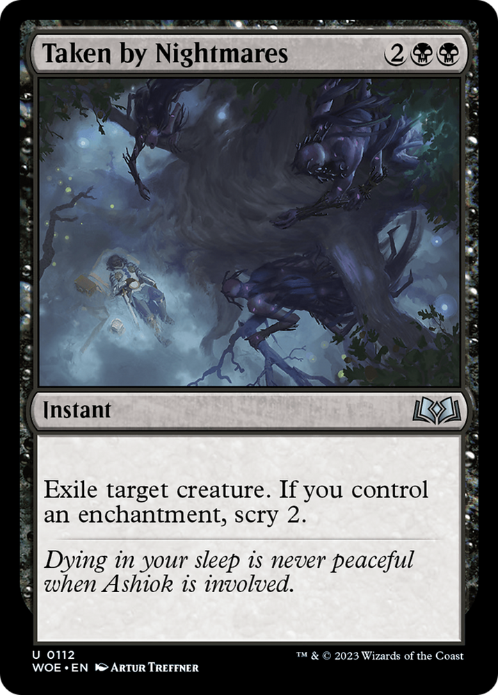 Taken by Nightmares [Wilds of Eldraine] Magic: The Gathering