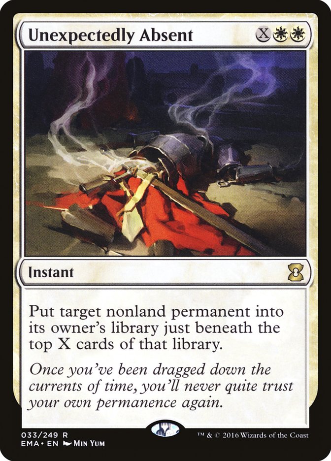 Unexpectedly Absent [Eternal Masters] Magic: The Gathering