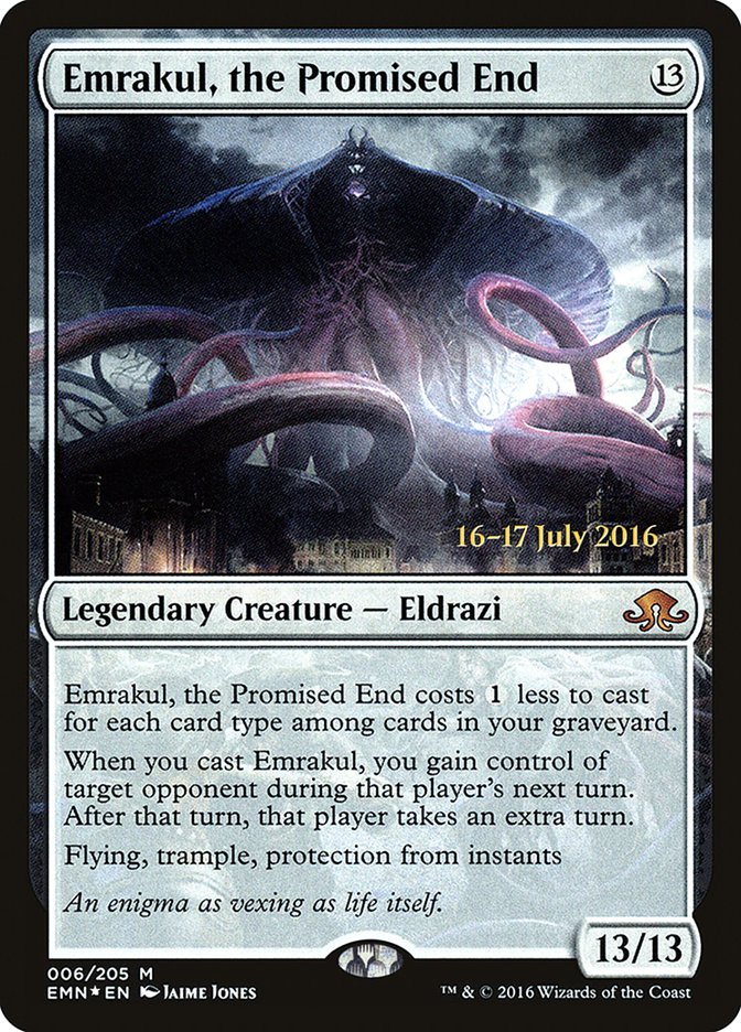 Emrakul, the Promised End [Eldritch Moon Prerelease Promos] Magic: The Gathering
