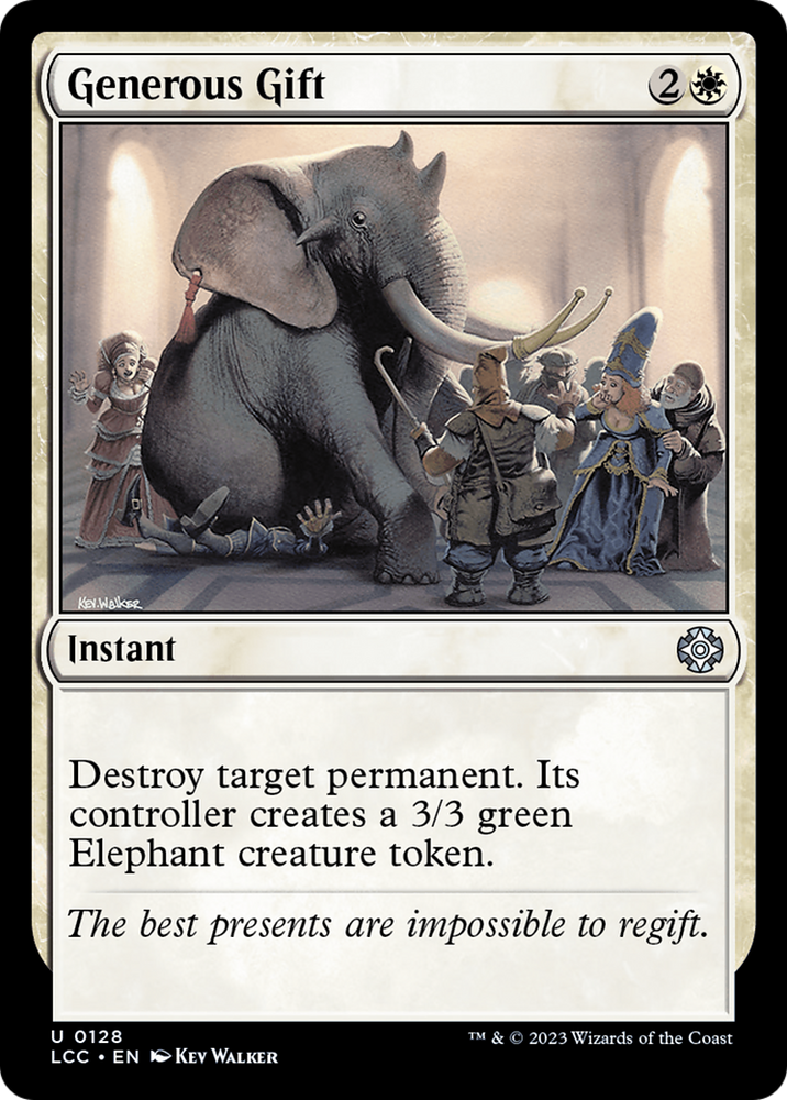 Generous Gift [The Lost Caverns of Ixalan Commander] Magic: The Gathering