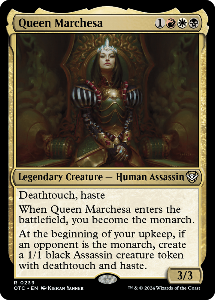 Queen Marchesa [Outlaws of Thunder Junction Commander] Magic: The Gathering