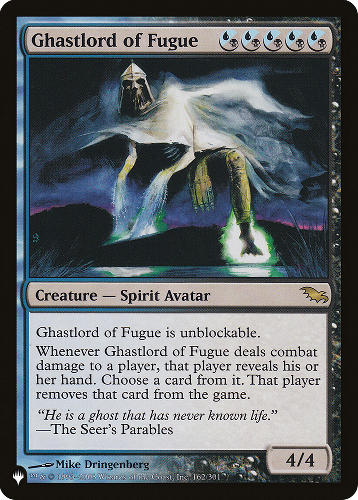 Ghastlord of Fugue [The List] Magic: The Gathering