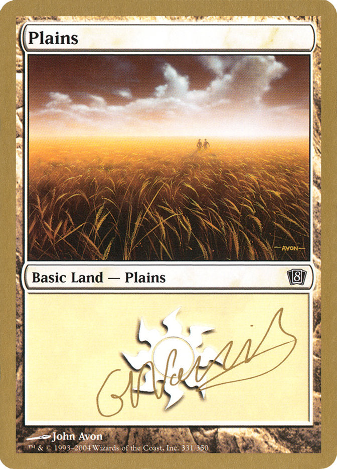 Plains (gn331) (Gabriel Nassif) [World Championship Decks 2004] Magic: The Gathering