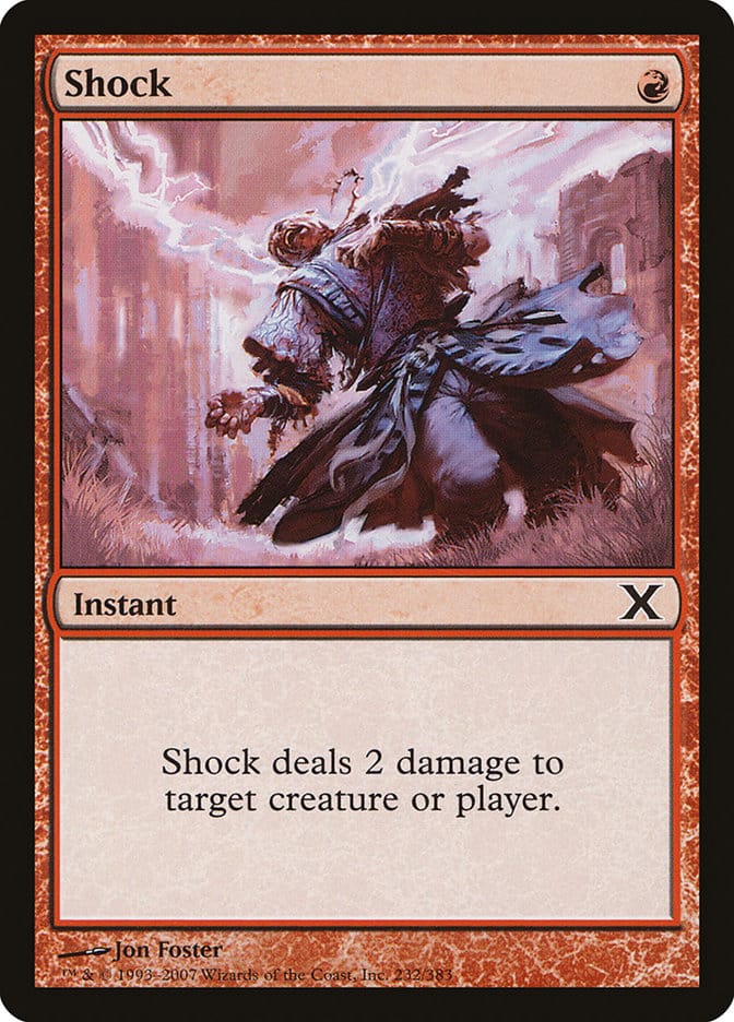 Shock [Tenth Edition] Magic: The Gathering