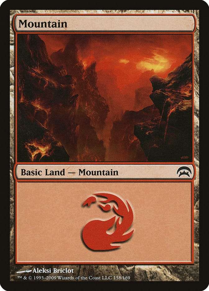 Mountain (158) [Planechase] Magic: The Gathering