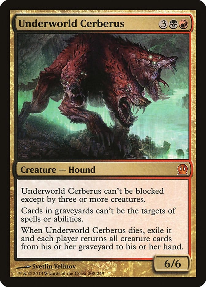 Underworld Cerberus [Theros] Magic: The Gathering