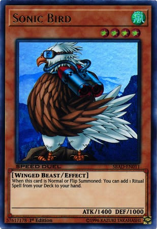 Sonic Bird [SBAD-EN011] Ultra Rare - Yugioh Cards For Your TCG Needs!