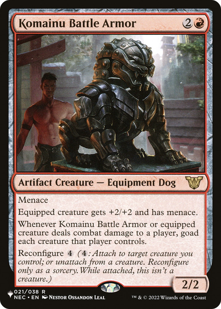 Komainu Battle Armor [The List] Magic: The Gathering