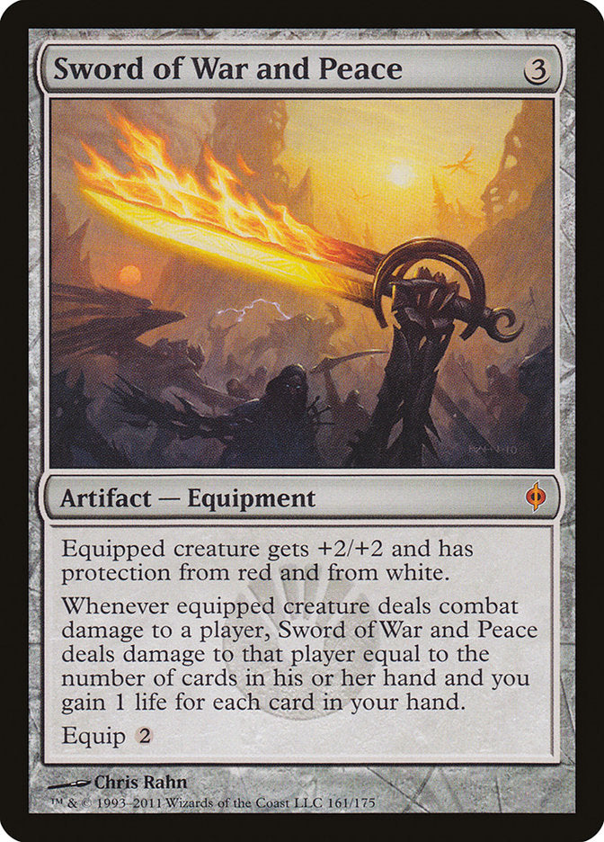 Sword of War and Peace [New Phyrexia] Magic: The Gathering