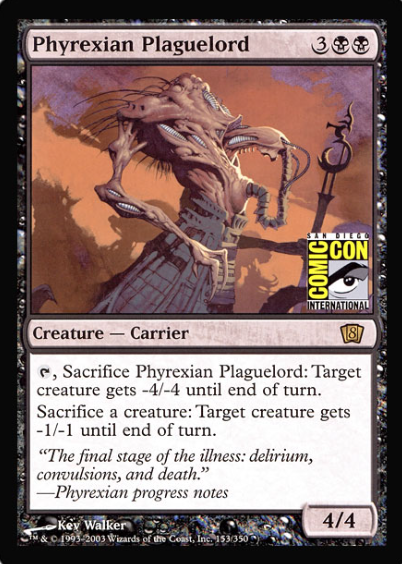 Phyrexian Plaguelord (San Diego Comic Con Oversized) [Oversize Cards] Magic: The Gathering