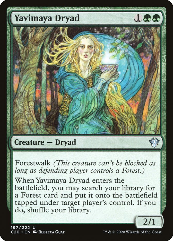 Yavimaya Dryad [Commander 2020] Magic: The Gathering
