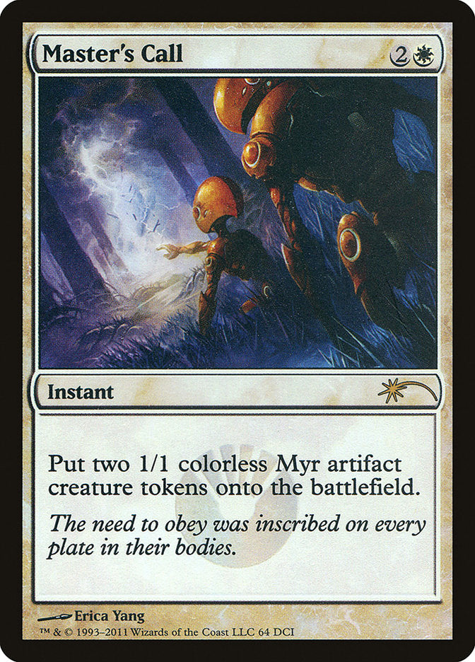 Master's Call [Wizards Play Network 2011] Magic: The Gathering
