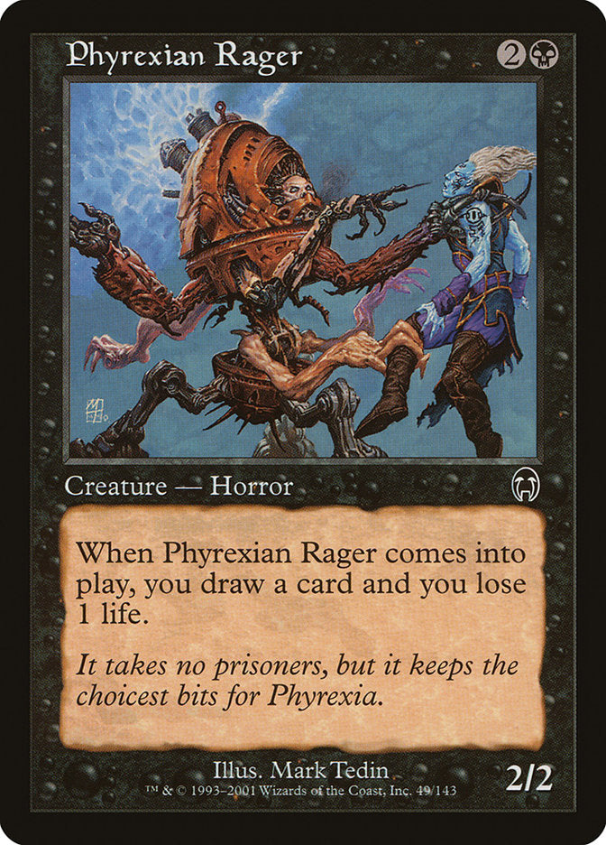 Phyrexian Rager [Apocalypse] Magic: The Gathering