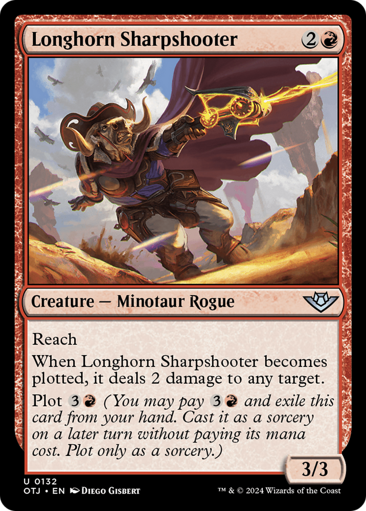 Longhorn Sharpshooter [Outlaws of Thunder Junction] Magic: The Gathering