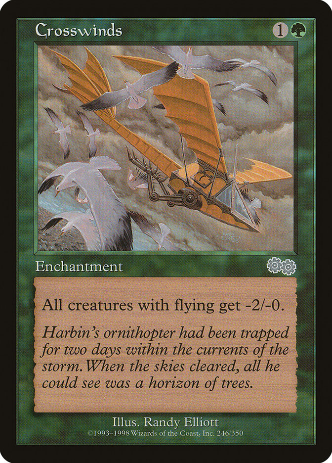 Crosswinds [Urza's Saga] Magic: The Gathering