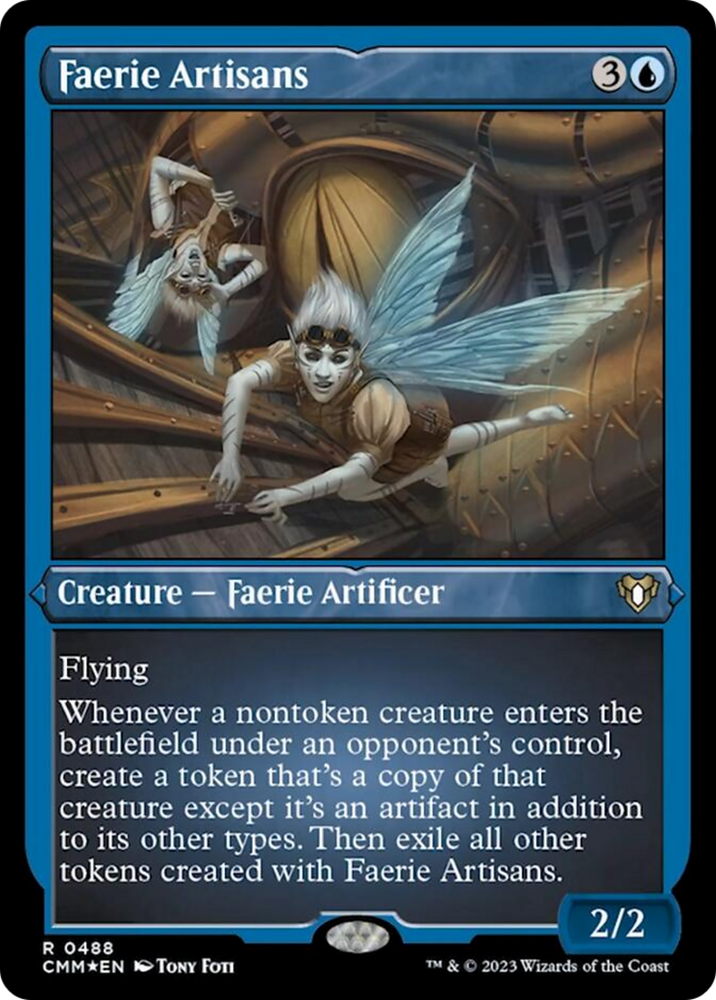 Faerie Artisans (Foil Etched) [Commander Masters] Magic: The Gathering