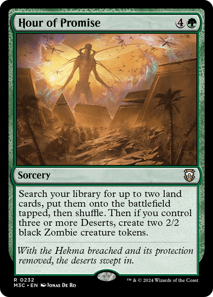 Hour of Promise (Ripple Foil) [Modern Horizons 3 Commander] Magic: The Gathering