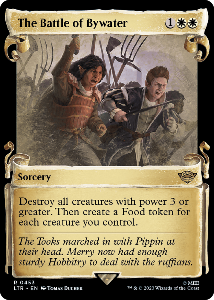 The Battle of Bywater [The Lord of the Rings: Tales of Middle-Earth Showcase Scrolls] Magic: The Gathering