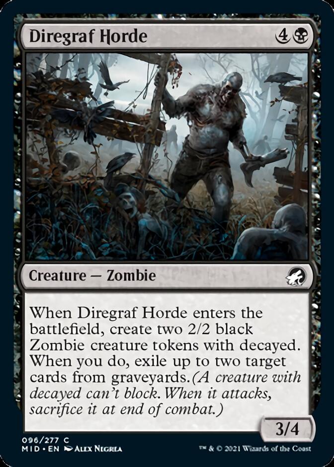 Diregraf Horde [Innistrad: Midnight Hunt] Magic: The Gathering