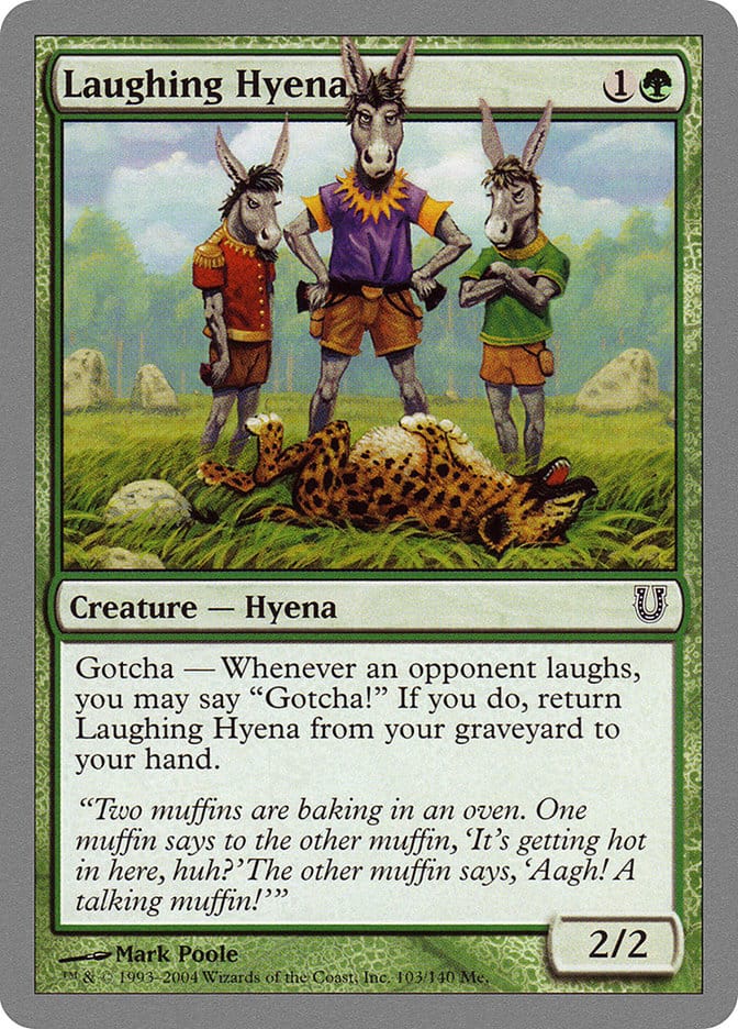 Laughing Hyena [Unhinged] Magic: The Gathering
