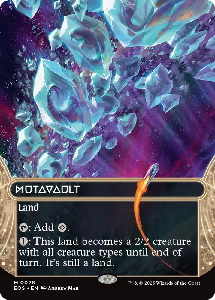Mutavault (0028) (Borderless) [Edge of Eternities: Stellar Sights] Magic: The Gathering