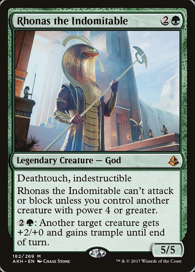 Rhonas the Indomitable [Amonkhet] Magic: The Gathering