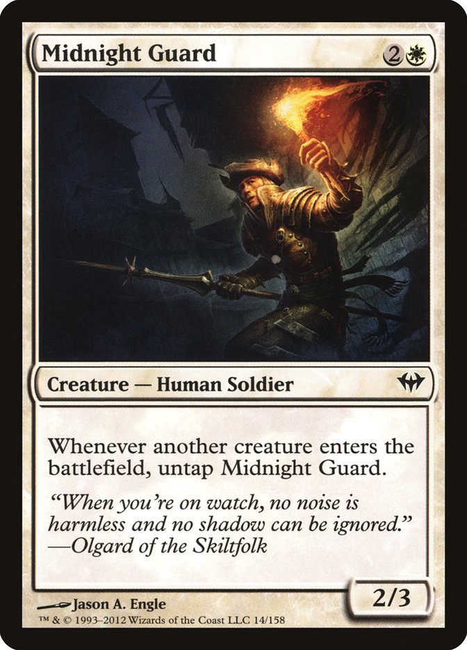 Midnight Guard [Dark Ascension] Magic: The Gathering