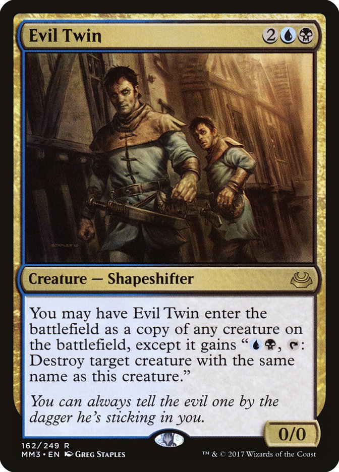 Evil Twin [Modern Masters 2017] Magic: The Gathering