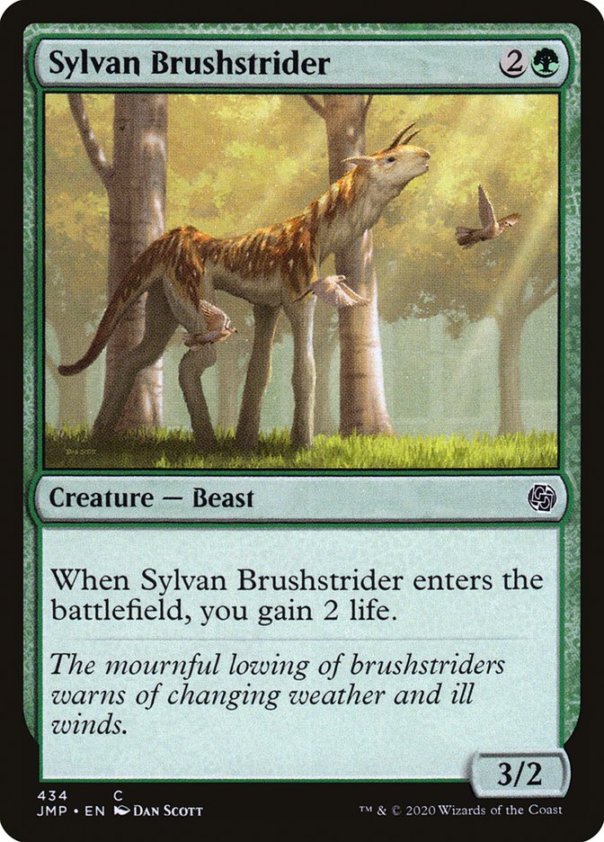 Sylvan Brushstrider [Jumpstart] Magic: The Gathering