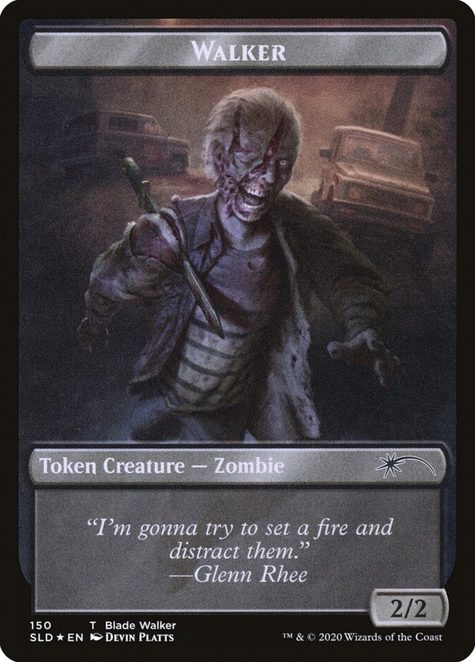 Walker (150 //151) Double-Sided Token [Secret Lair Drop Series] Magic: The Gathering