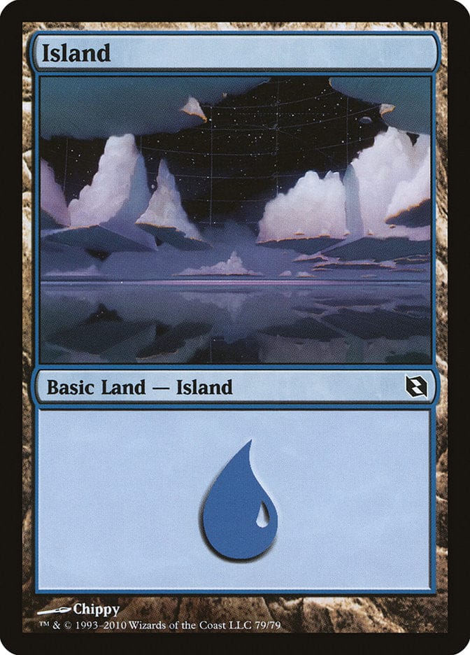 Island (79) [Duel Decks: Elspeth vs. Tezzeret] Magic: The Gathering