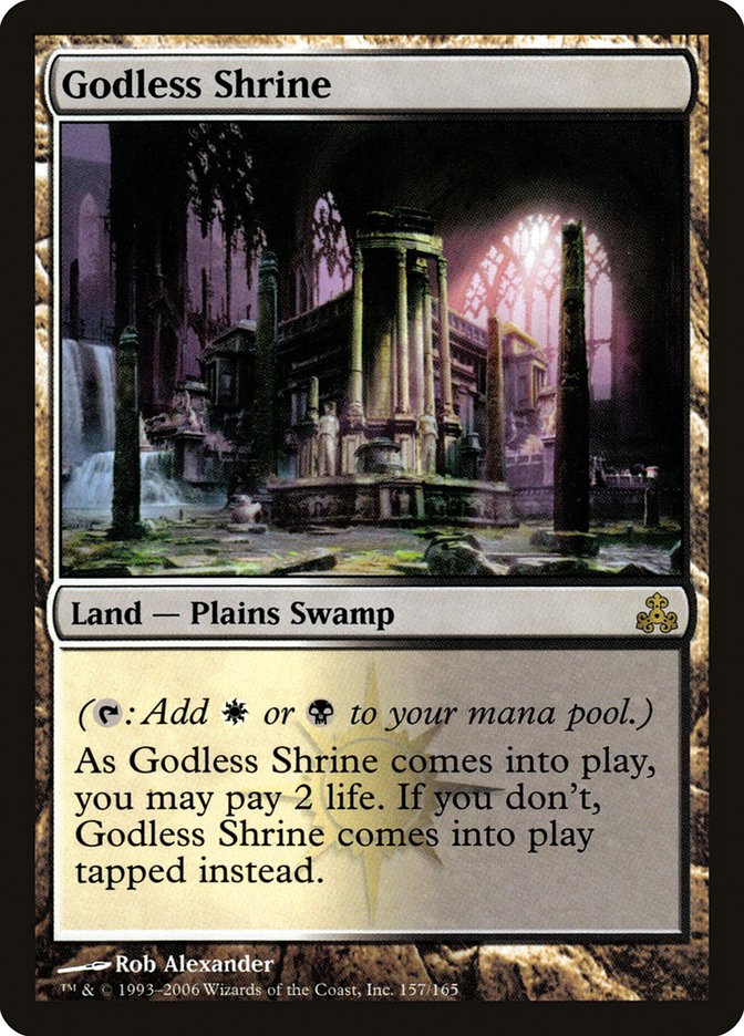 Godless Shrine [Guildpact] Magic: The Gathering
