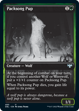 Packsong Pup [Innistrad: Double Feature] Magic: The Gathering