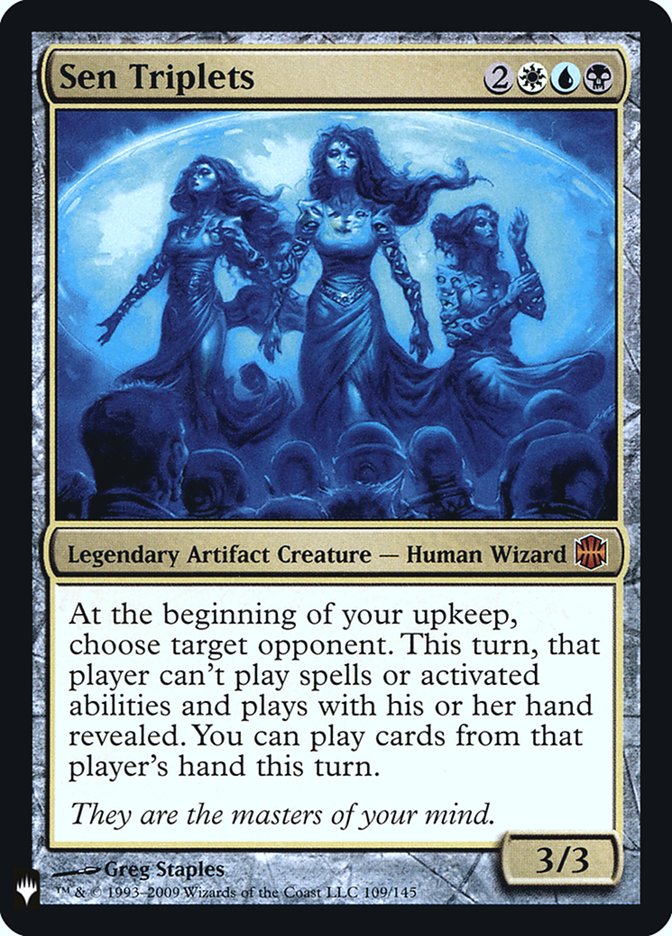 Sen Triplets [Mystery Booster] Magic: The Gathering