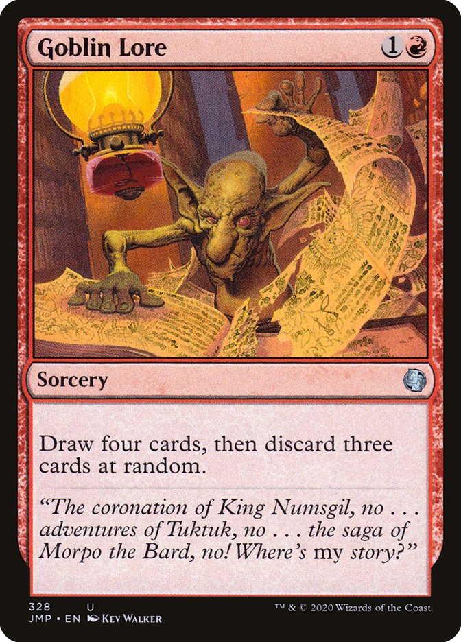 Goblin Lore [Jumpstart] Magic: The Gathering