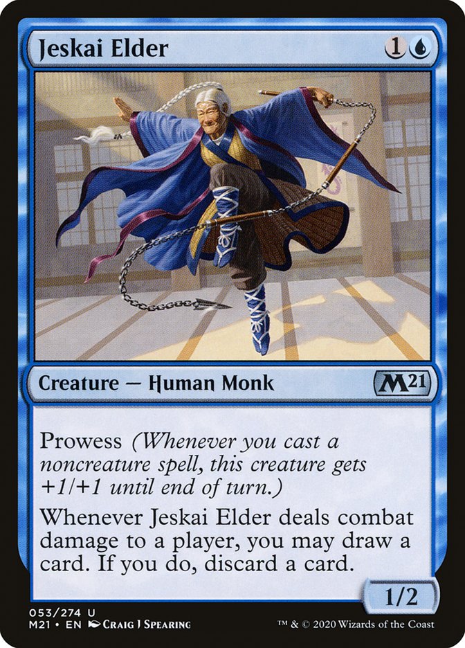 Jeskai Elder [Core Set 2021] Magic: The Gathering