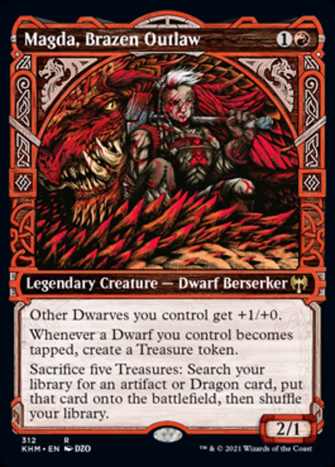 Magda, Brazen Outlaw (Showcase) [Kaldheim] Magic: The Gathering