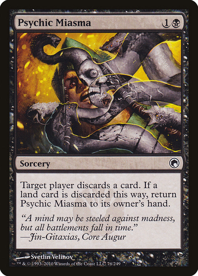 Psychic Miasma [Scars of Mirrodin] Magic: The Gathering