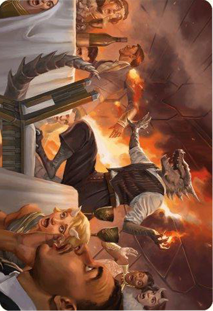 Party Thrasher Art Card [Modern Horizons 3 Art Series] Magic: The Gathering