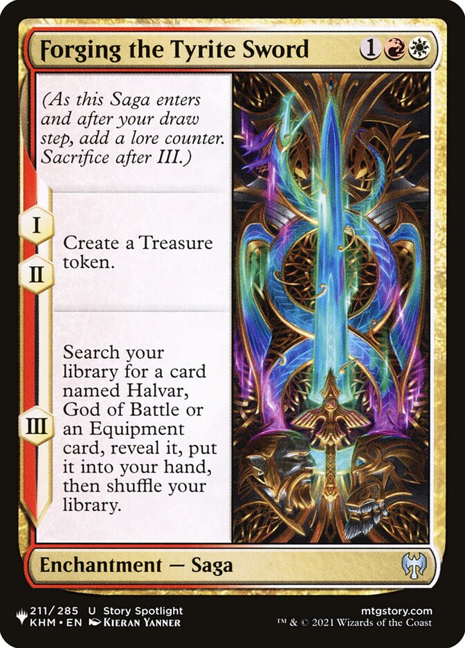 Forging the Tyrite Sword [The List] Magic: The Gathering