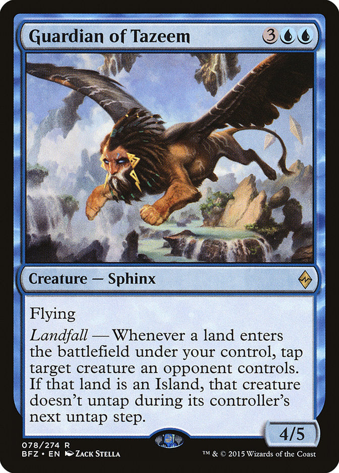 Guardian of Tazeem [Battle for Zendikar] Magic: The Gathering