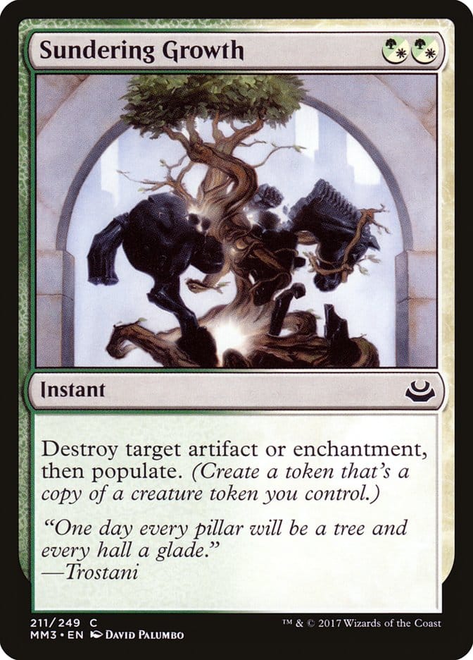 Sundering Growth [Modern Masters 2017] Magic: The Gathering