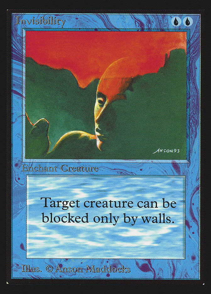 Invisibility [International Collectors' Edition] Magic: The Gathering