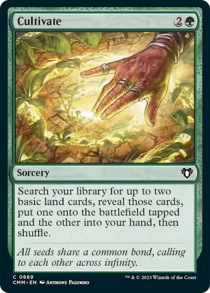 Cultivate [Commander Masters] Magic: The Gathering