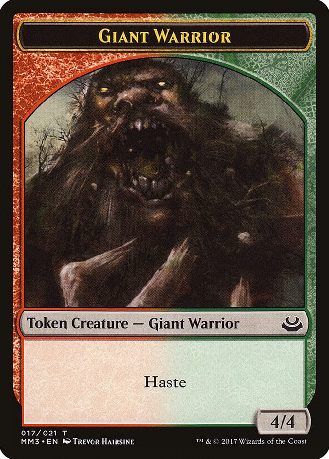 Giant Warrior Token [Modern Masters 2017 Tokens] Magic: The Gathering
