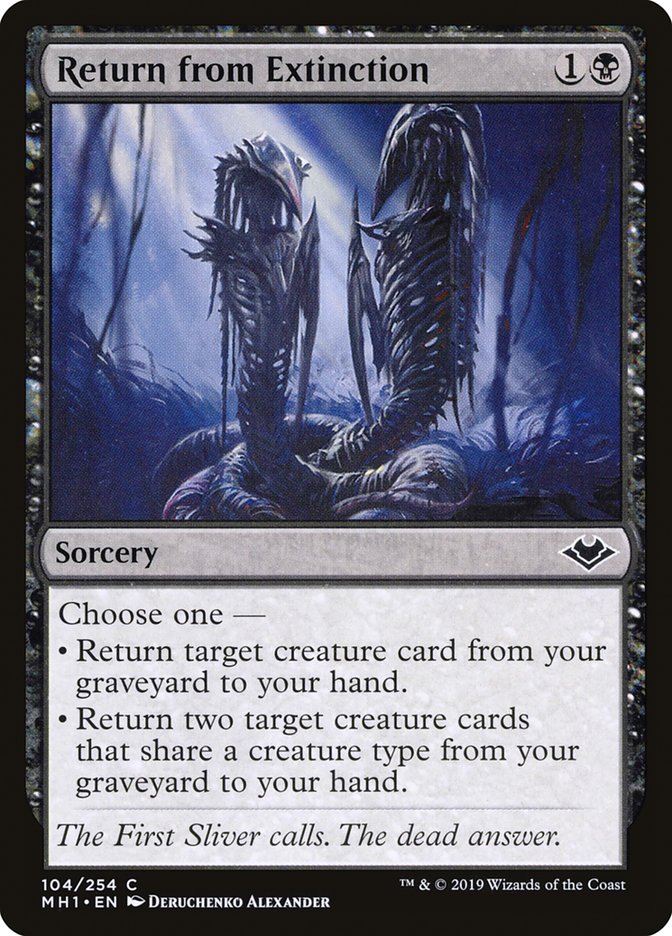 Return from Extinction [Modern Horizons] Magic: The Gathering