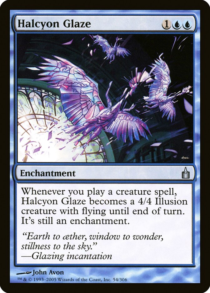 Halcyon Glaze [Ravnica: City of Guilds] Magic: The Gathering