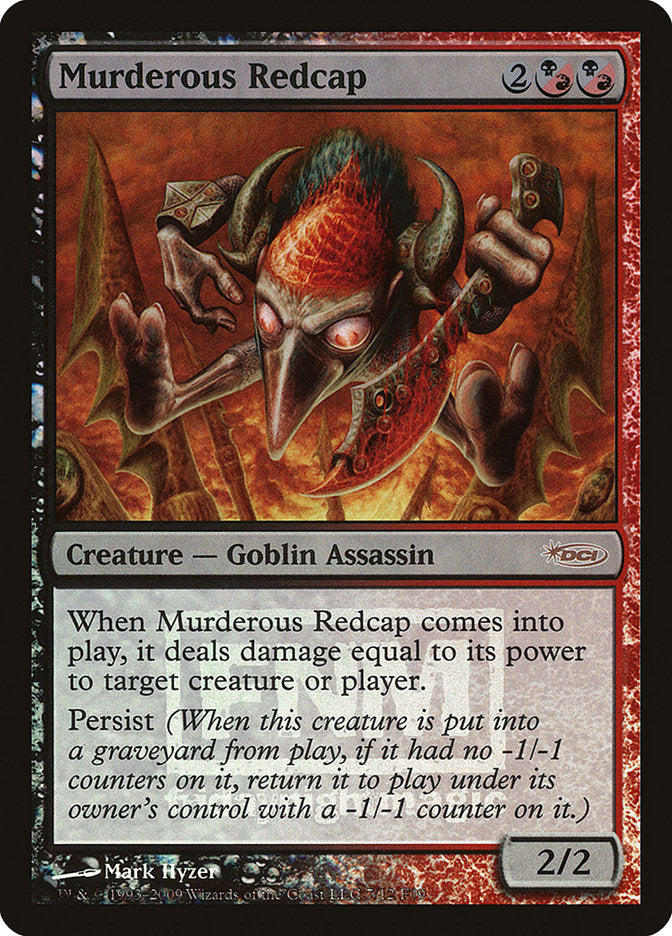 Murderous Redcap [Friday Night Magic 2009] Magic: The Gathering