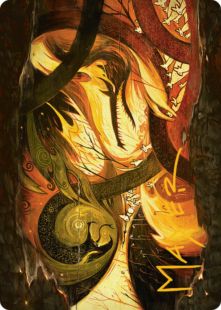 Season of Loss Art Card (Gold-Stamped Signature) [Bloomburrow Art Series] Magic: The Gathering
