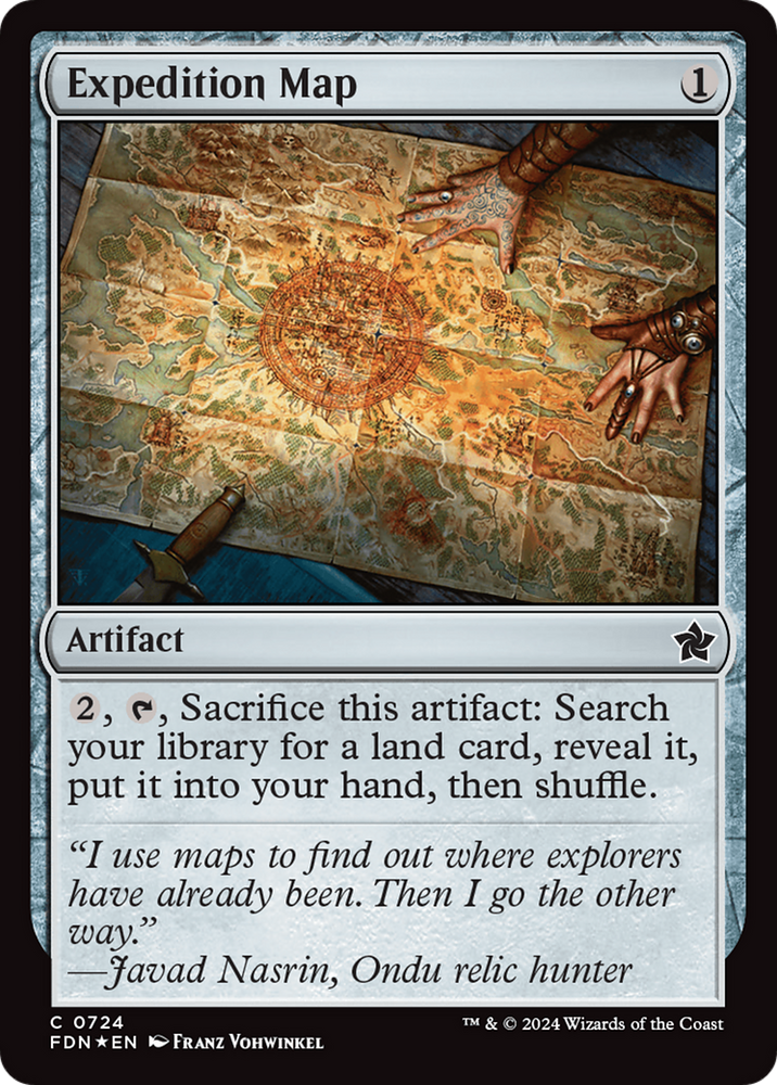 Expedition Map [Foundations] Magic: The Gathering